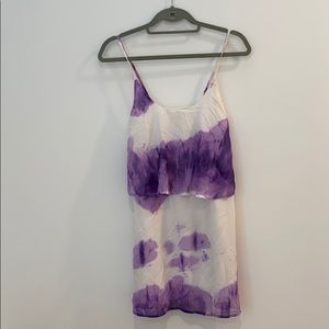 Tobi Purple Tie-Dye Dress